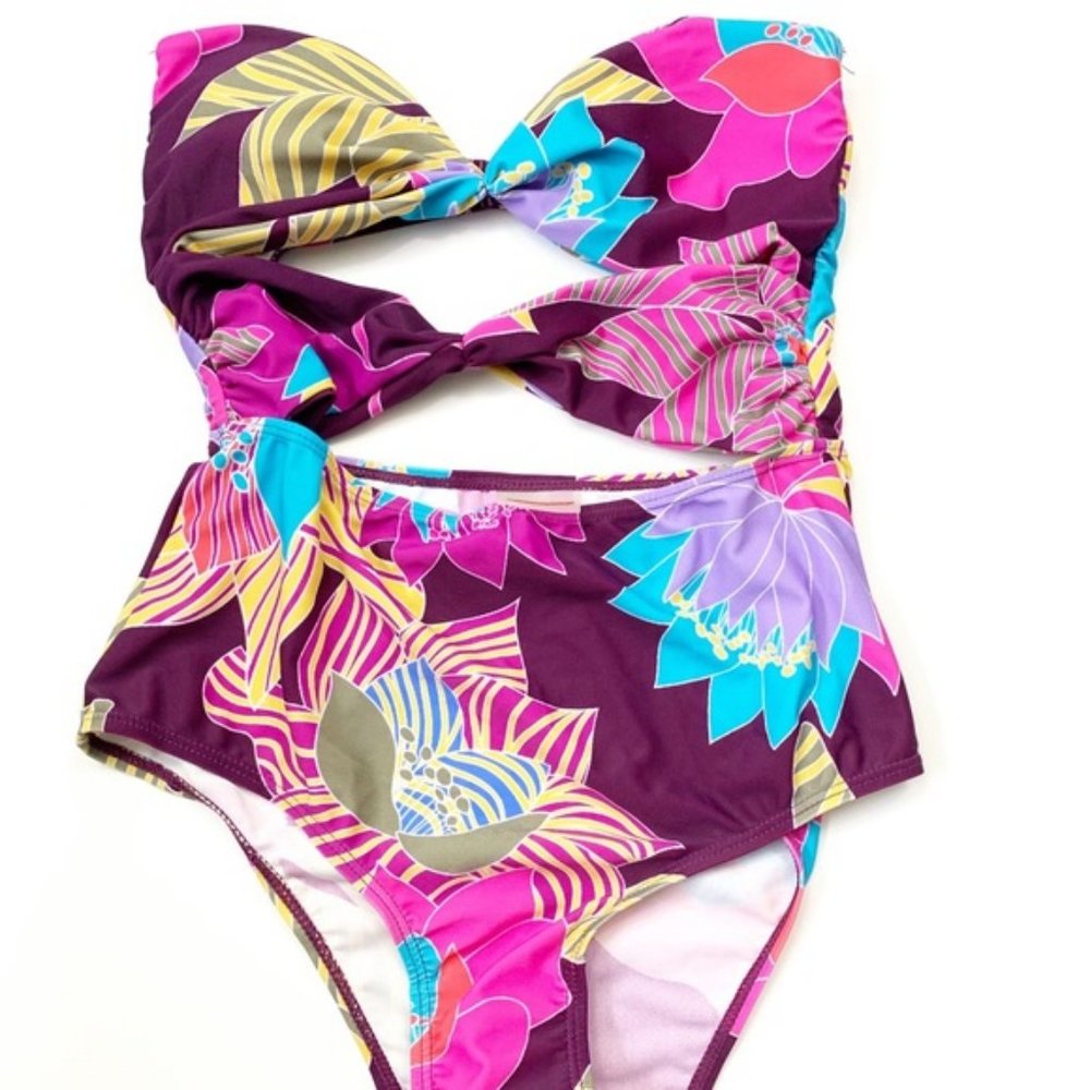 NWT Anthro 6 Shore Road Swimsuit Floral One Piece